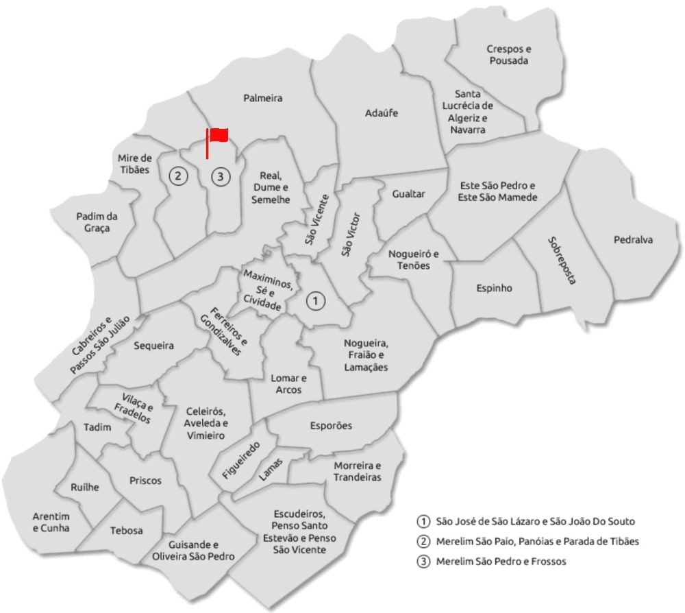 Изображение 3. Чистые и лесистые районы со свежим воздухом в португальском городе Брага