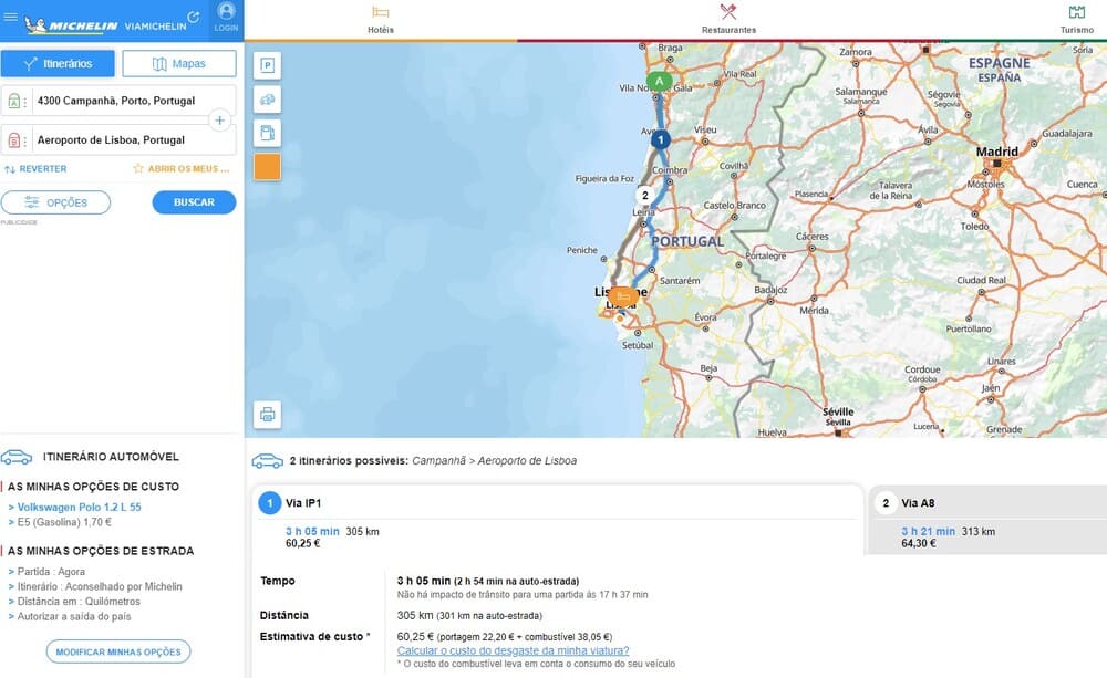 Mapa MICHELIN Faro - mapa Faro - ViaMichelin