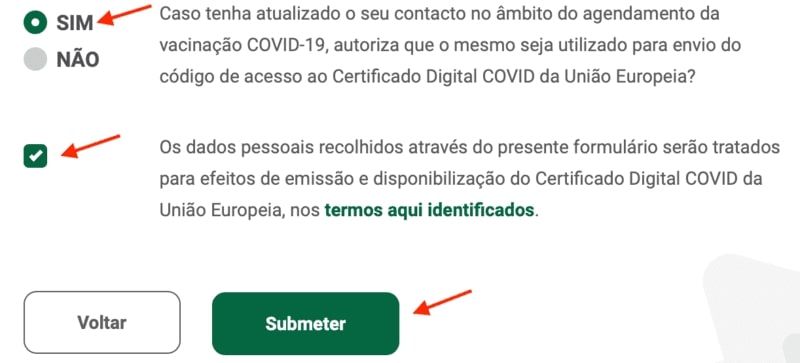 Изображение 3. Подтверждение обработки личных данных вакцинированного