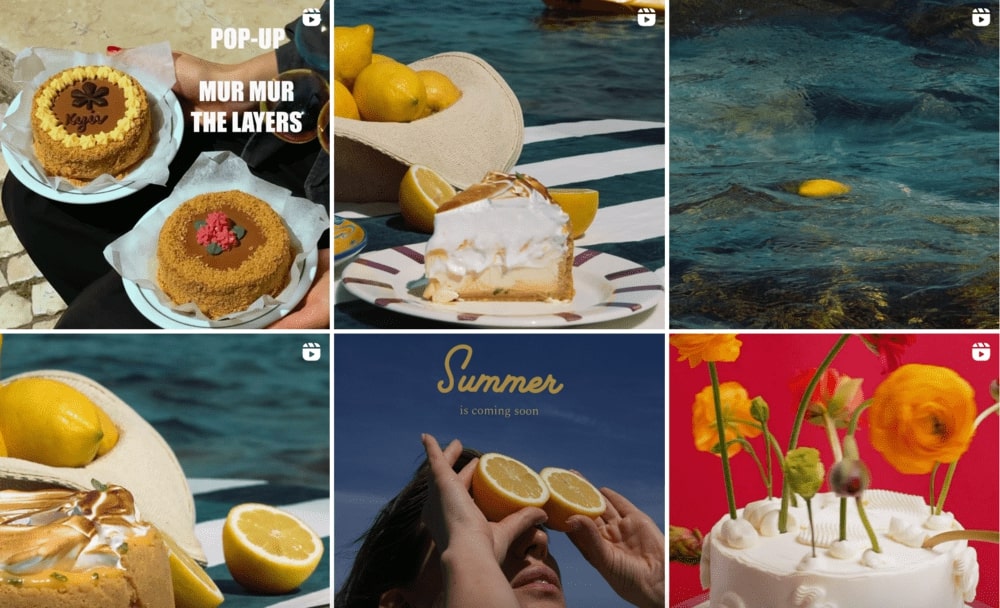 Стрічка інстаграм-акаунту Mur Mur Cakes